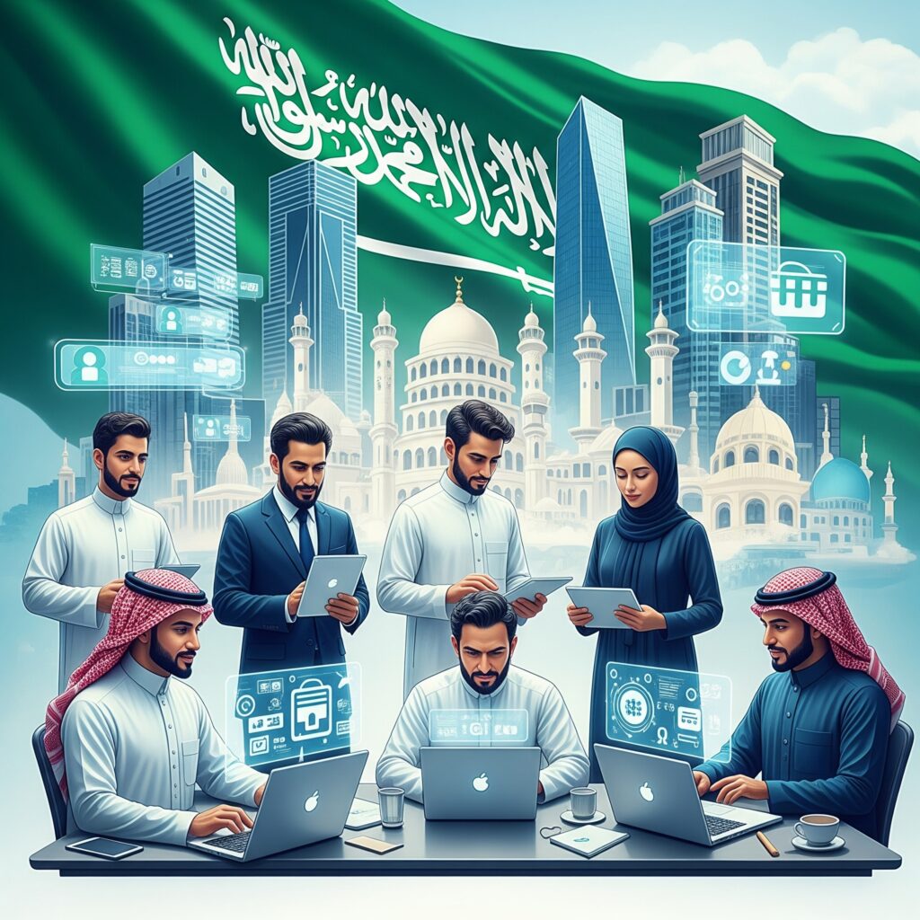 الطفرة الرقمية تشكل مستقبل التجارة في السعودية